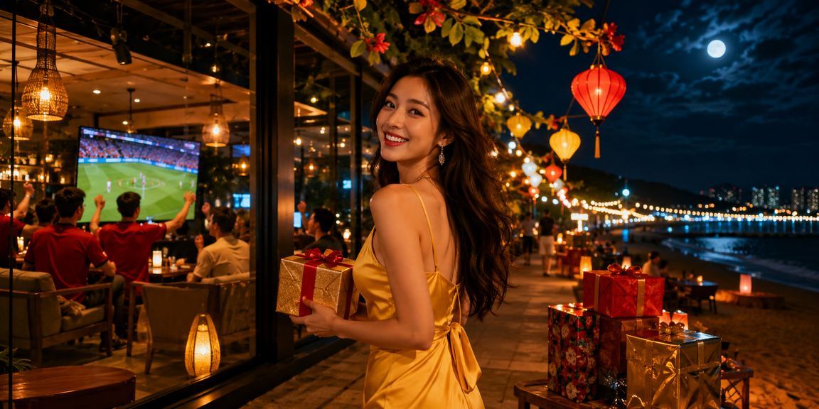 Người hâm mộ bóng đá tại Đà Nẵng xem tỷ lệ kèo trận đấu trong không khí chợ đêm sôi động